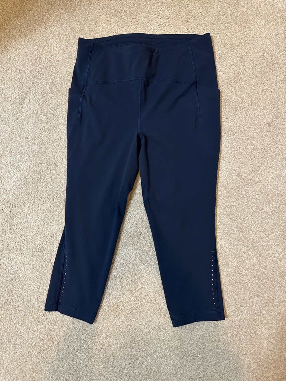 lululemon athletica Navy Capri Leggings